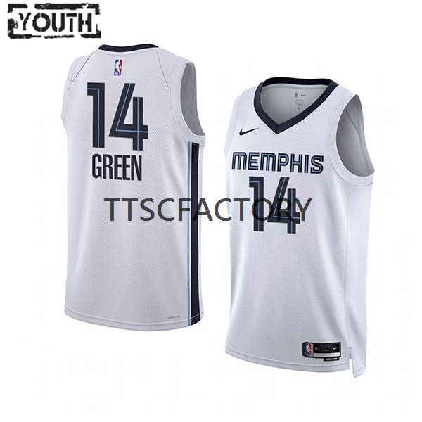 Memphis Grizzlies Trikot Danny Green 14 Nike 2022-23 Association Edition Weiß Swingman - Kinder Memphis Grizzlies Trikot Danny Green 14 Nike 2022-23 Association Edition Weiß Swingman - Kinder